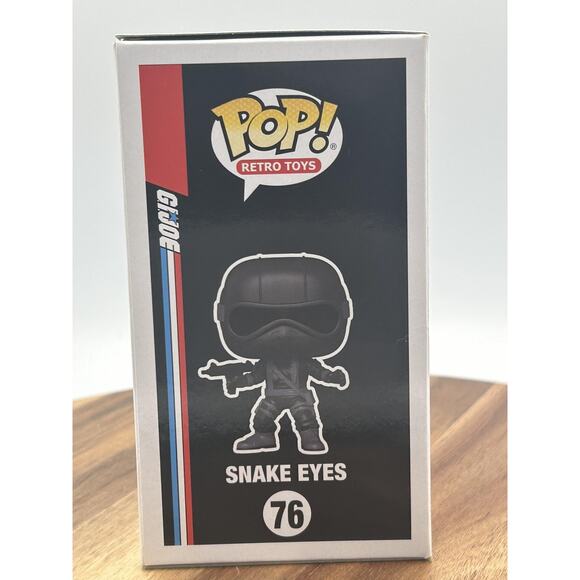Funko Pop Retro Toys GI Joe Snake Eyes #76 Vinyl Figure New In Box 2021 Toy - Picture 4 of 6